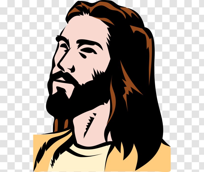 Jesus Christian Clip Art Openclipart Image - Hair Transparent PNG