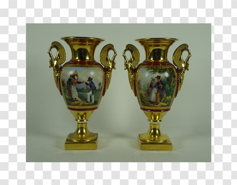 Porcelain Vase Antique Cobalt Blue 01504 Transparent PNG