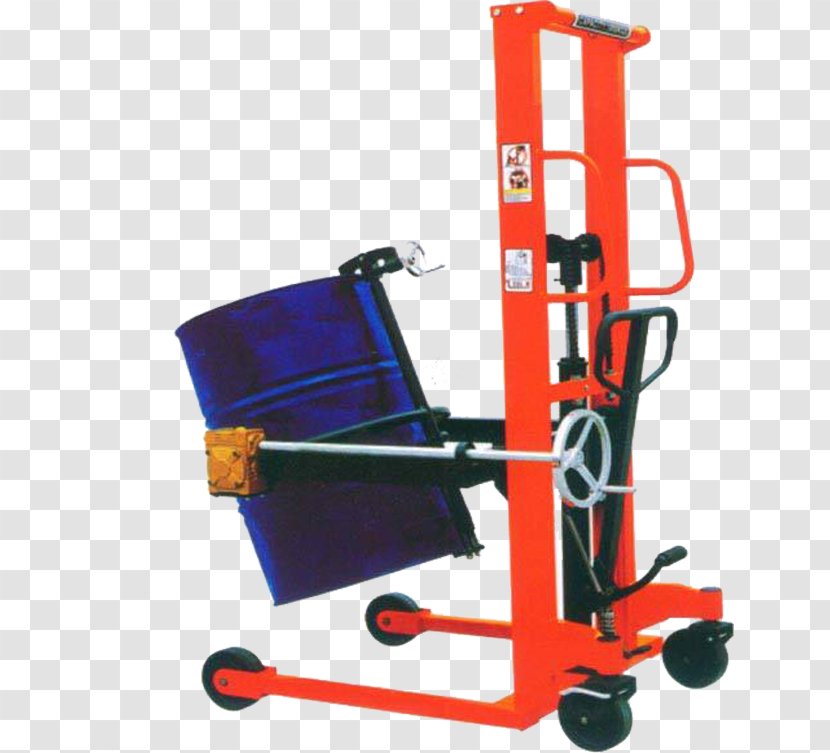 Drum Handler Hydraulics Stacker Manufacturing - Handling Fork Lift Truck Transparent PNG