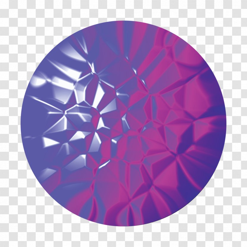 Circle Gobo Glass Purple - Round Stage Transparent PNG
