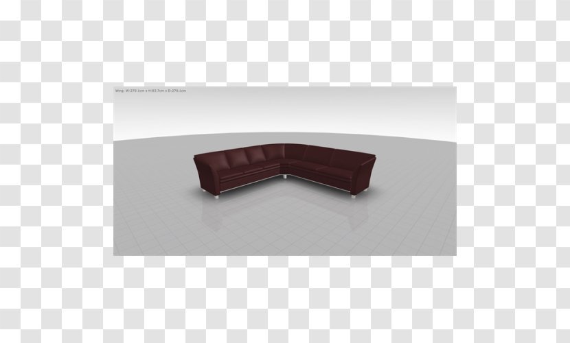 Rectangle Couch - Furniture - Angle Transparent PNG