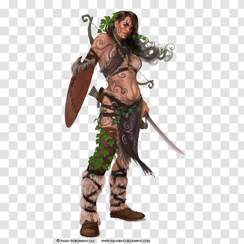 Pathfinder Roleplaying Game Dungeons & Dragons Druid Barbarian Role-playing - Woman Transparent PNG