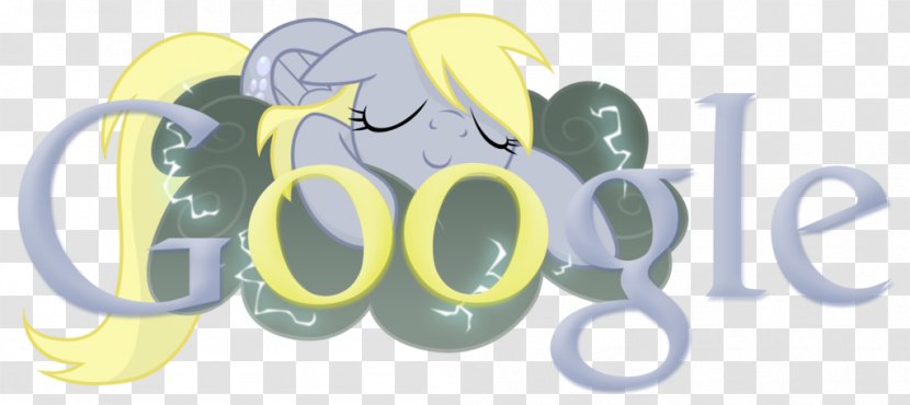 Derpy Hooves Pony Google Logo - Yellow - Damn Sick Burn Transparent PNG