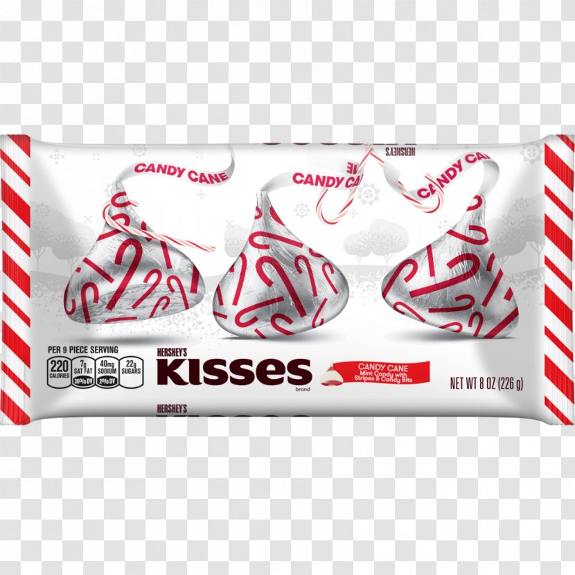 Candy Cane Hershey Bar Hershey's Kisses Chocolate Mint Transparent PNG