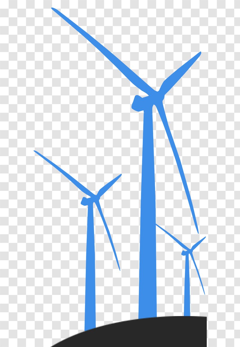 Wind Turbine Clip Art Power - Azure - Infographics India Renewable Energy Transparent PNG