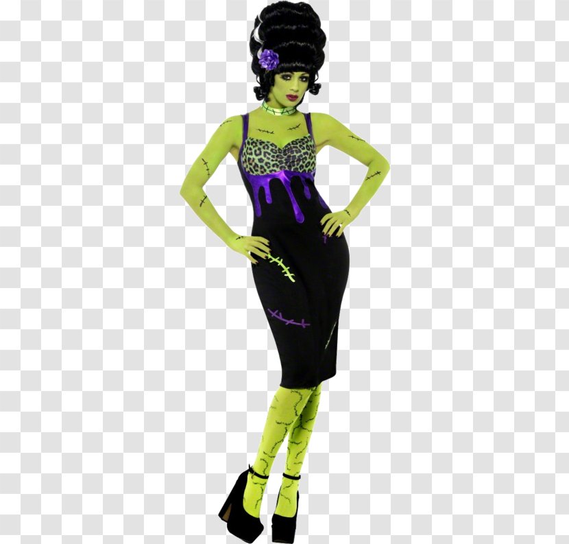 The Bride Of Frankenstein Halloween Costume Clothing - Smiffys Transparent PNG