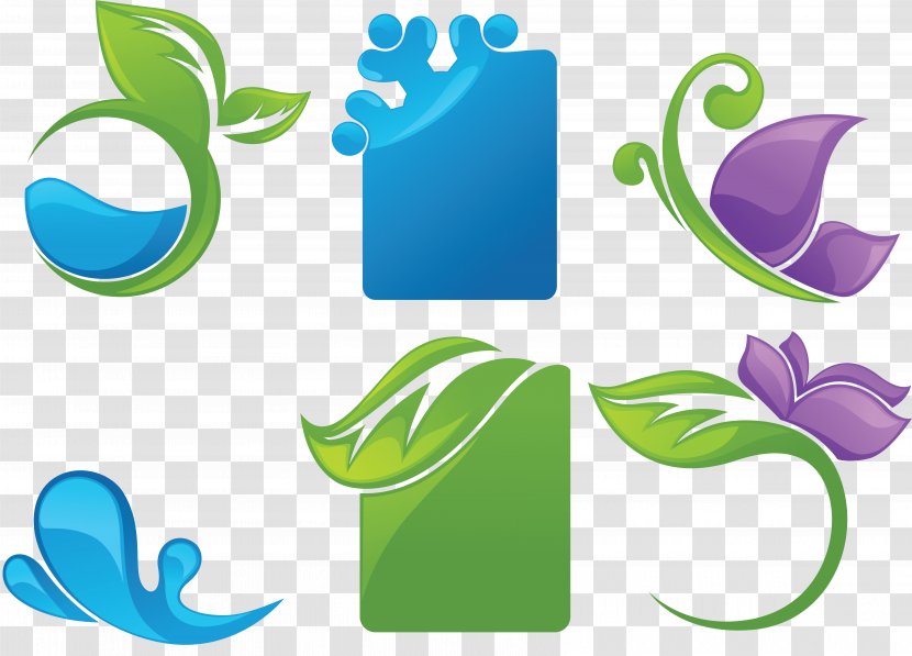 Graphic Design Logo - Green Leaves Transparent PNG