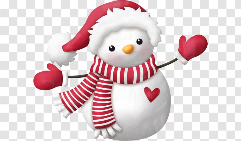 Olaf Santa Claus Candy Cane Christmas Snowman - Stuffed Toy Transparent PNG