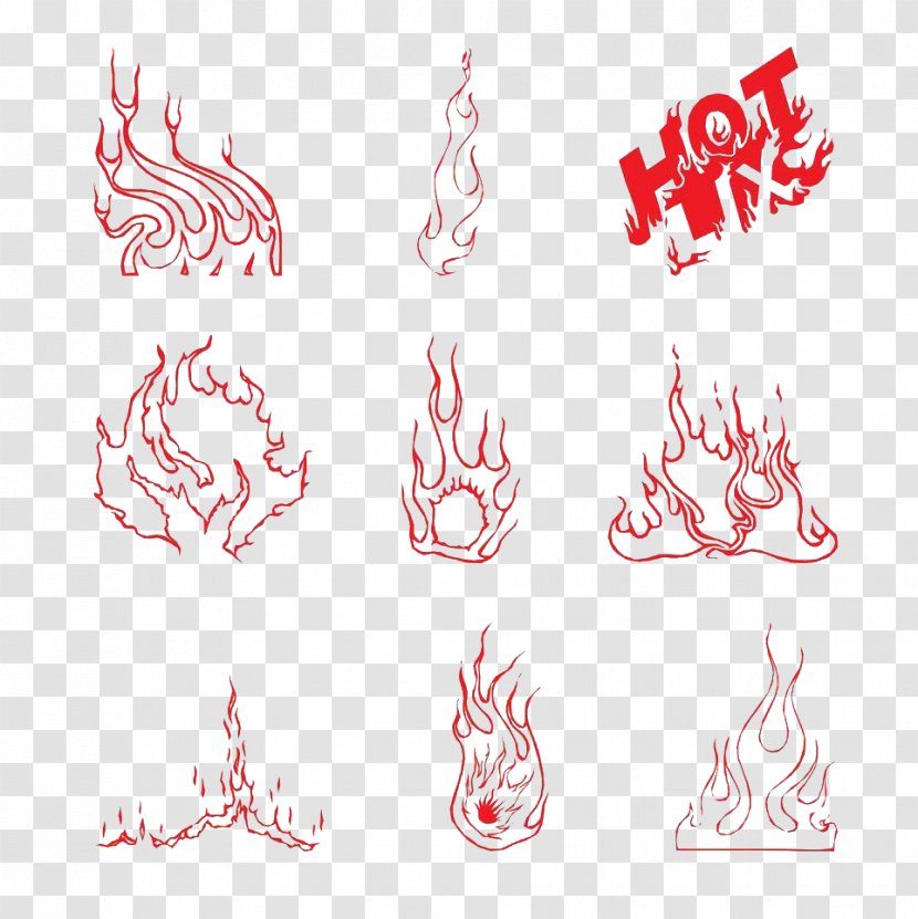 Flame Graphic Design Fire - Text - Elements Transparent PNG