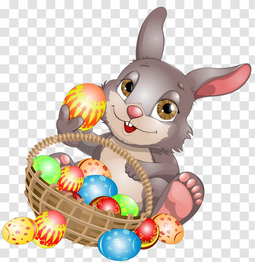 Easter Bunny Egg Maundy Thursday Postcard - Chick Transparent PNG