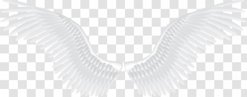Image Desktop Wallpaper Clip Art Transparency - Monochrome - Angel Wings Stencil Transparent PNG