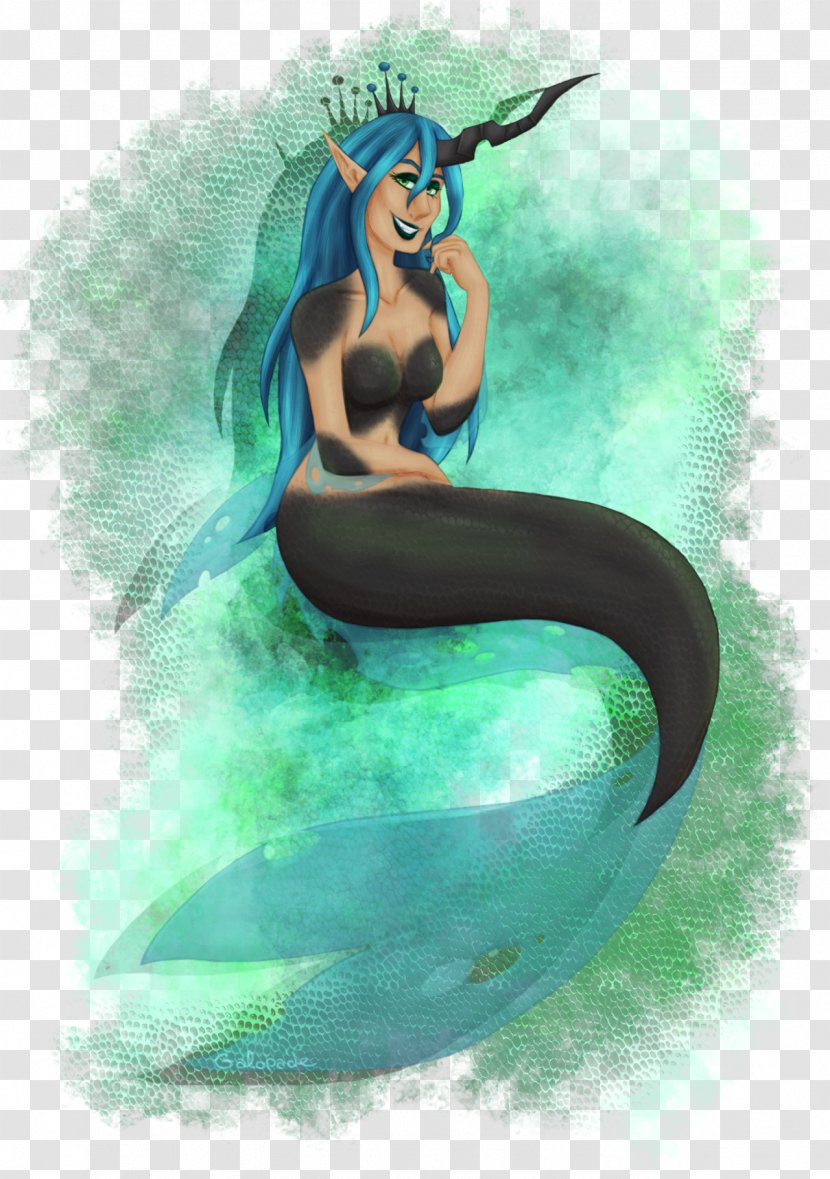 Princess Luna Fan Art DeviantArt Mermaid - Cartoon - Painting Transparent PNG