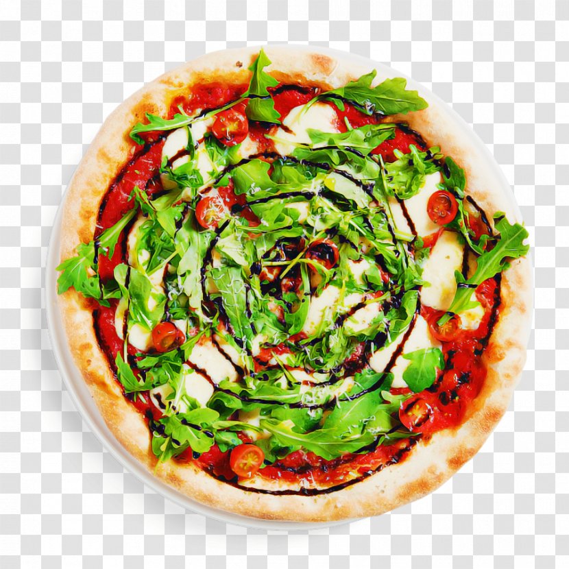 Dish Food Pizza Cuisine Flatbread - Vegetarian - Italian Transparent PNG