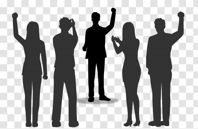 Social Group People Silhouette Community Team Transparent PNG