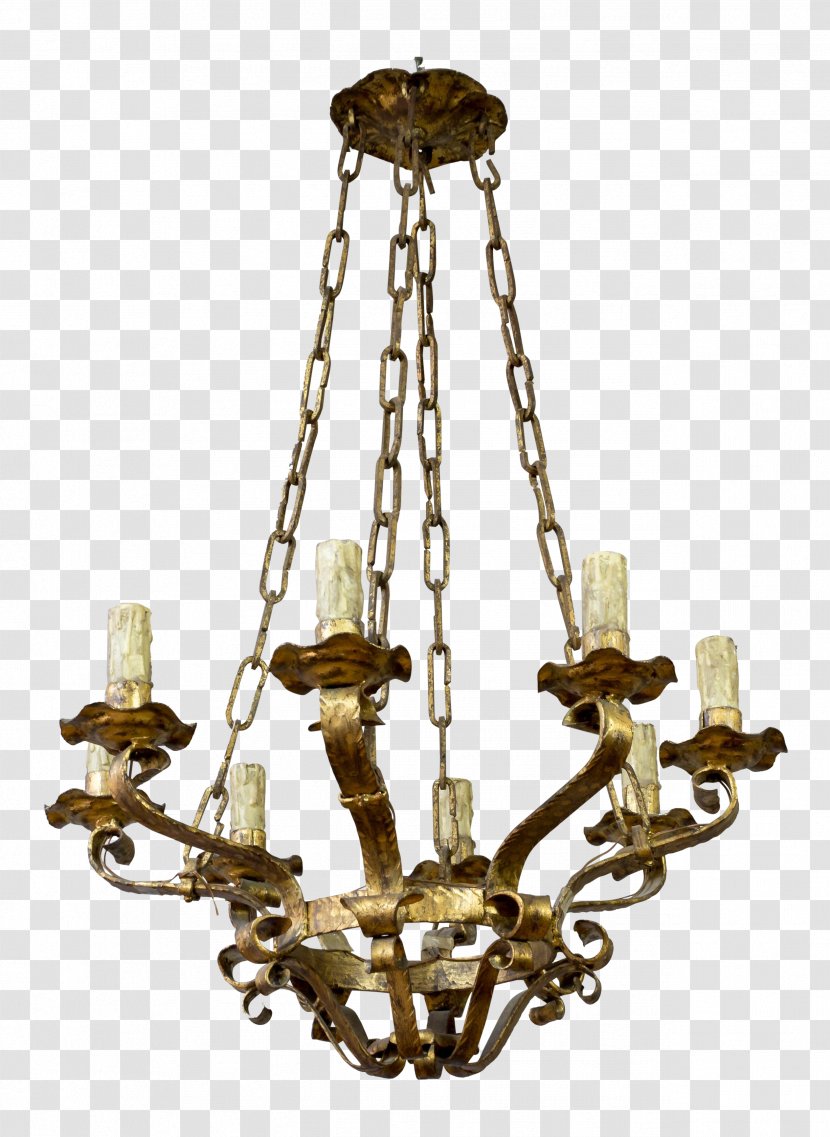 Chandelier Light Fixture Glass - French People Transparent PNG