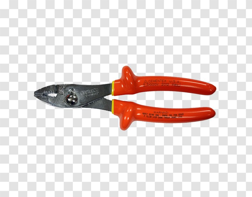 Diagonal Pliers Lineman's Slip Joint Utility Knives - Wire Stripper Transparent PNG