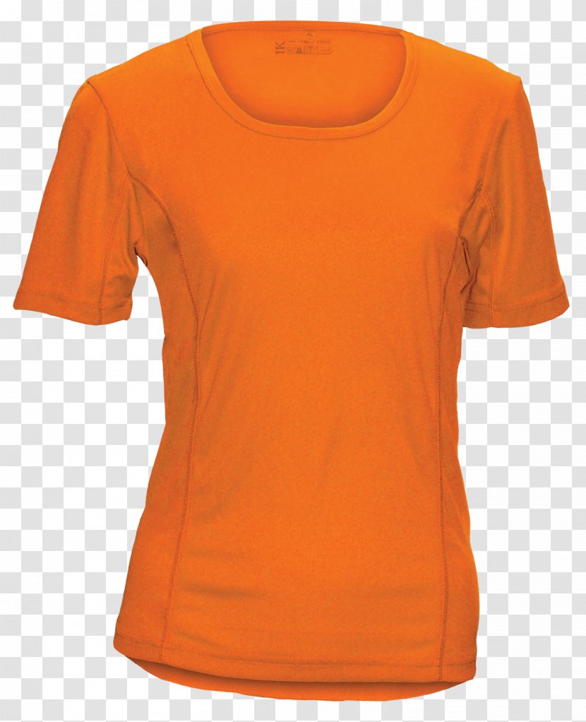 Printed T-shirt Sleeve Tube Top Fendi - Orange Transparent PNG