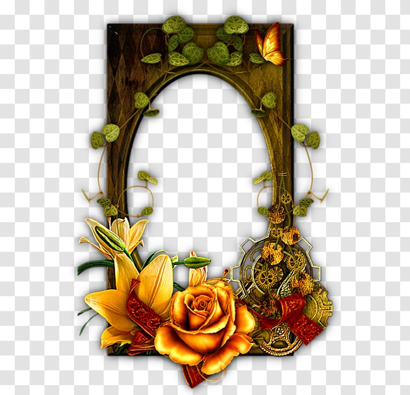 Picture Frames Floral Design Flower Petal - Garden Roses - Steampunk Centerblog Net Transparent PNG