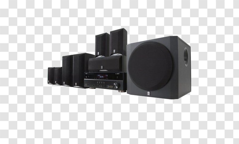 Blu-ray Disc Home Cinema Loudspeaker Yamaha Corporation Surround Sound - Theater In A Box - Speakers Transparent PNG