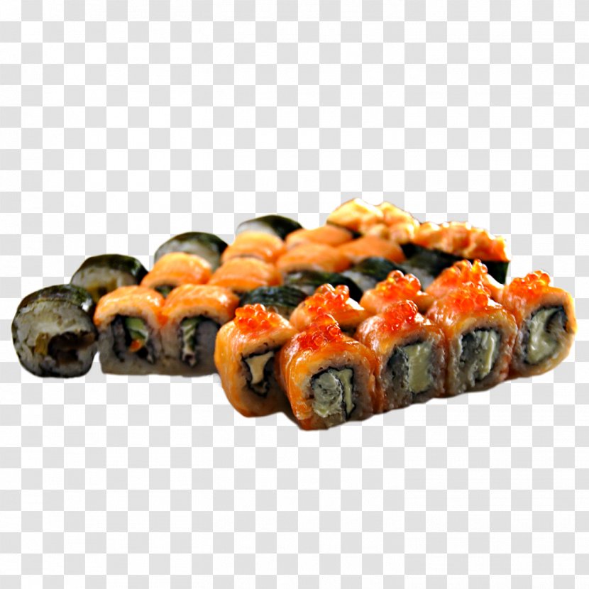 Sushi Japanese Cuisine California Roll Asian - Fish Transparent PNG