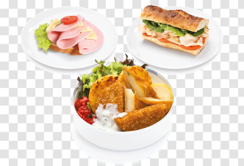 Full Breakfast Fast Food Hors D'oeuvre - Tableware Transparent PNG
