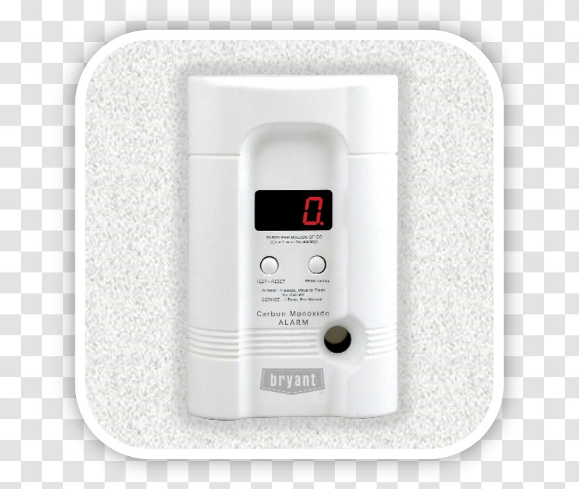 Electronics Alarm Device - Hvac - Carbon Monoxide Detector Transparent PNG