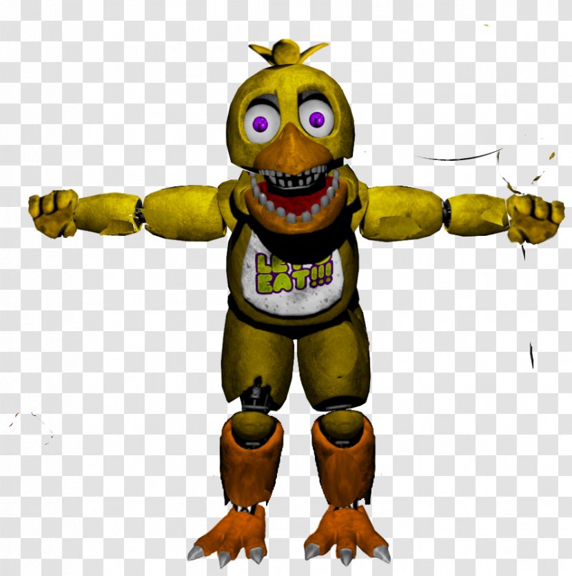 Five Nights At Freddy's 2 3 Freddy's: Sister Location FNaF World - Cartoon - Chica Transparent PNG