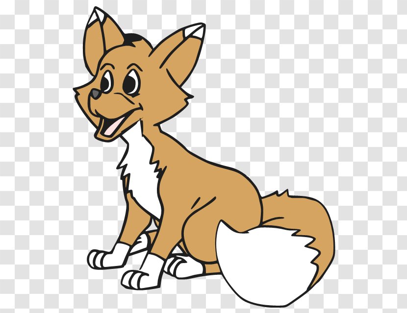 Puppy Dog Breed Red Fox Clip Art - Tail - Little Transparent PNG