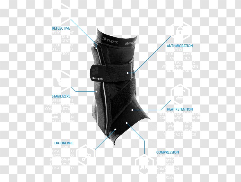 Ankle Brace Orthotics Bandage Physical Therapy - Public Benefit Transparent PNG