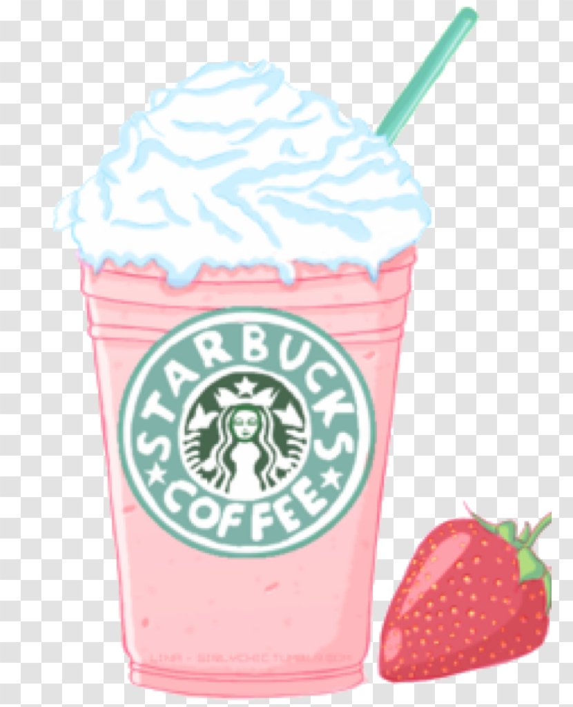 Milkshake Smoothie Strawberry Coffee - Beverages Transparent PNG