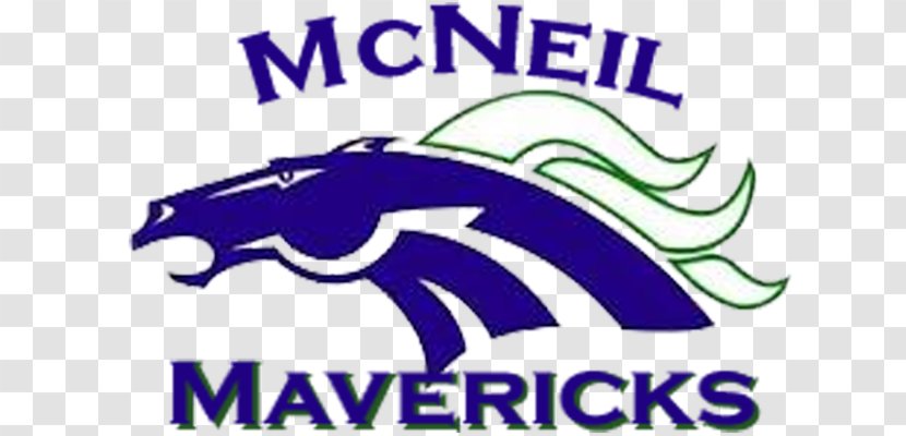 McNeil High School McNeil, Travis County, Texas Maverick National Secondary Logo - Area - Snaps Mavs Transparent PNG