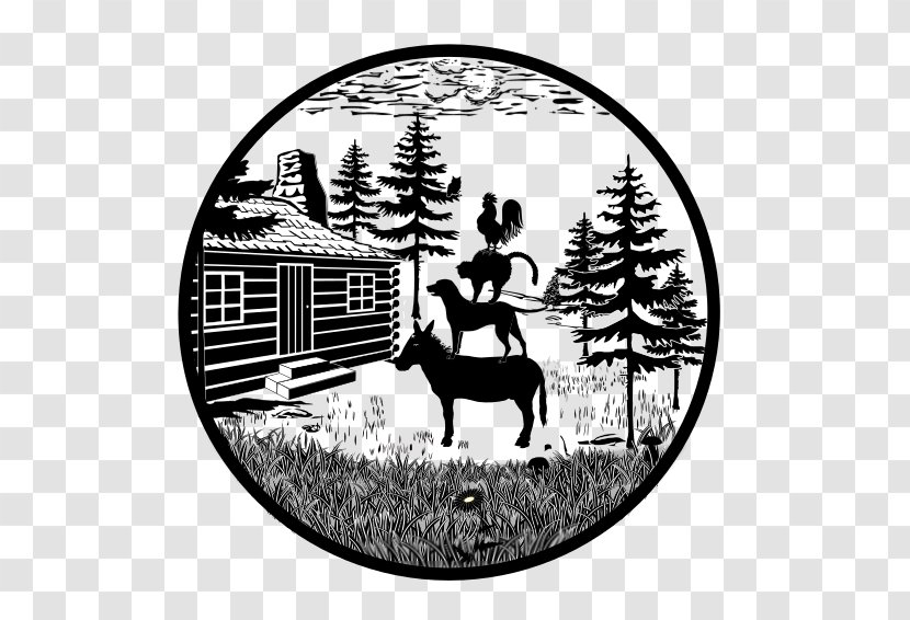 Christmas Tree Spruce Clip Art - Bremen Town Musicians Transparent PNG