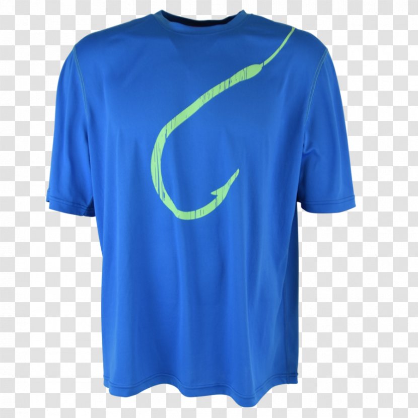 Sports Fan Jersey T-shirt Sleeve Font - Cobalt Blue - Cool Line Transparent PNG