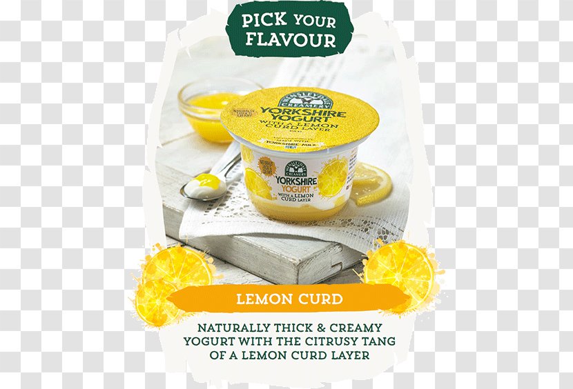 Lemon Fruit Curd Dairy Products Flavor Yoghurt - Yoplait Transparent PNG