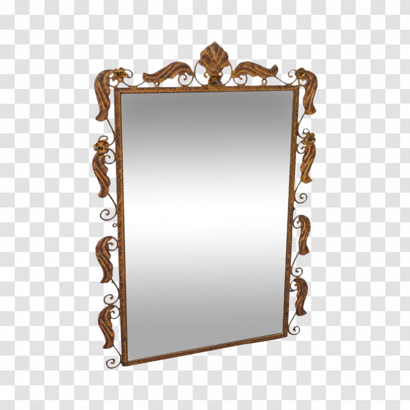 Mirror Rococo Chairish Silver Furniture - Wall Transparent PNG