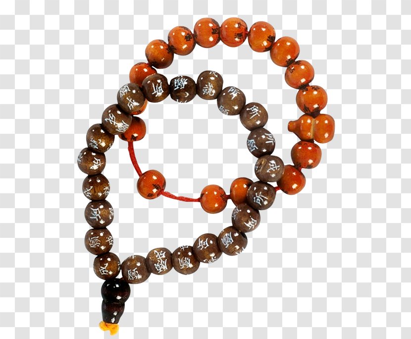 Buddhist Prayer Beads Amber Bracelet - Buddhism Transparent PNG