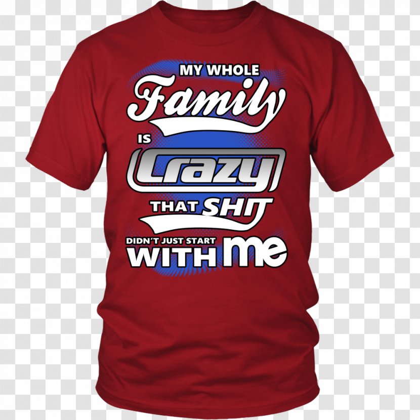 T-shirt Sports Fan Jersey Logo Sleeve Bluza - Love My Family Transparent PNG