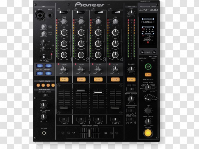 DJM-1000 DJ Mixer CDJ Disc Jockey - Electronic Component - Truss With Light Transparent PNG