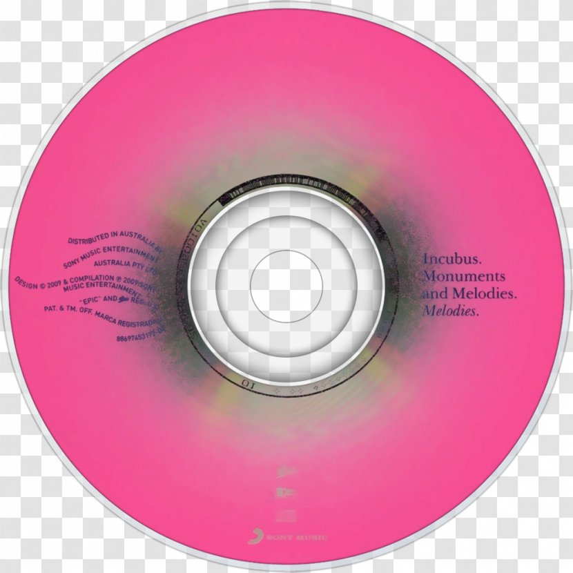 Compact Disc Pink M - Data Storage Device - Design Transparent PNG
