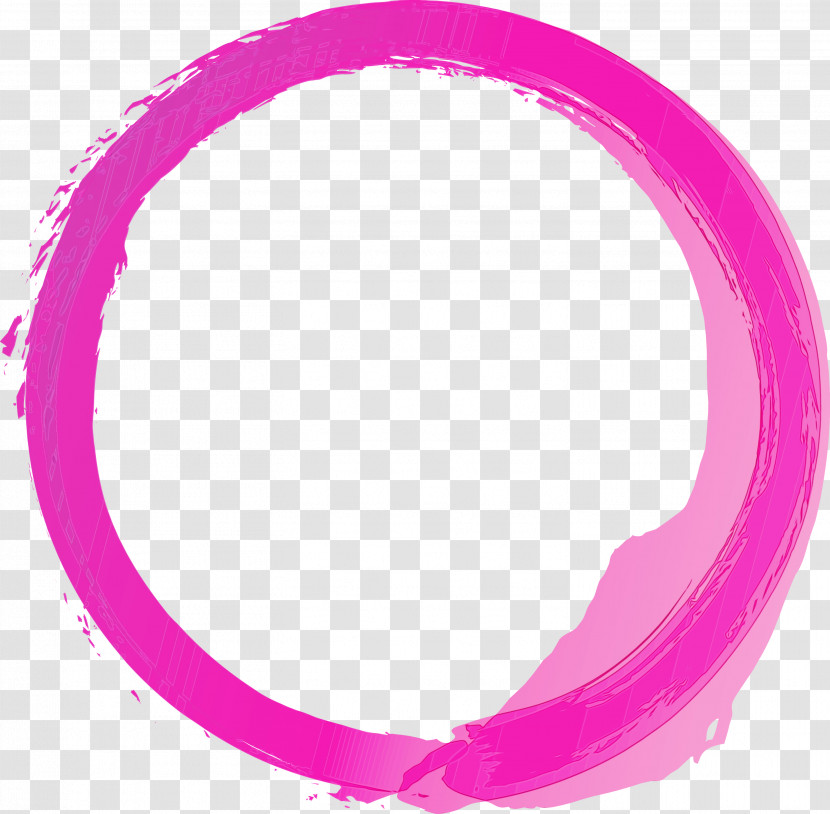 Pink Magenta Material Property Circle Oval Transparent PNG