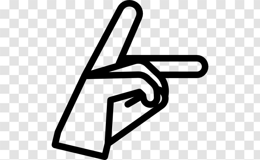 Gesture Sign Clip Art - Black - Hand Transparent PNG