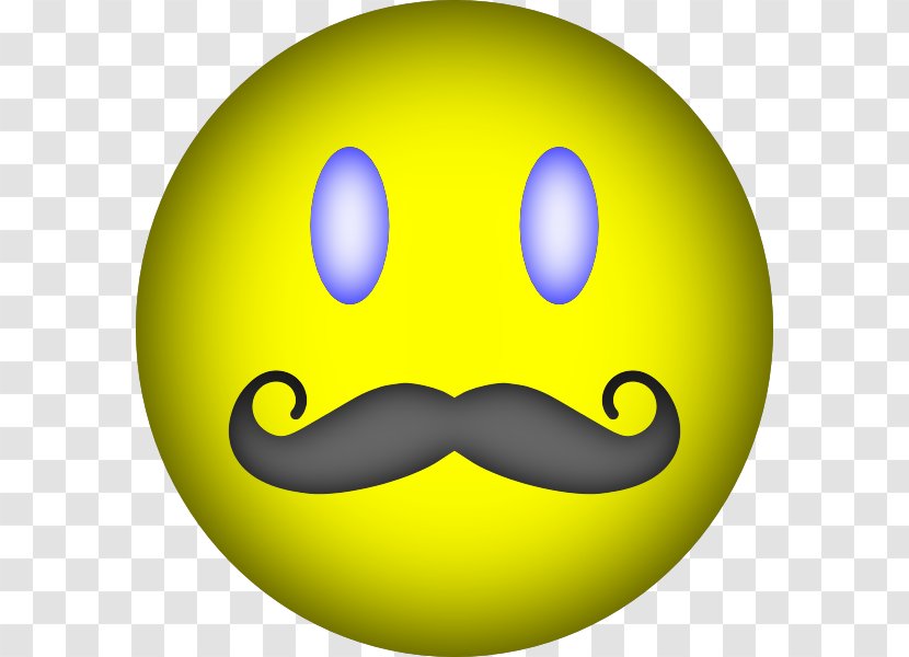 Smiley Desktop Wallpaper Moustache Clip Art - Yellow - Yoga Vector Transparent PNG