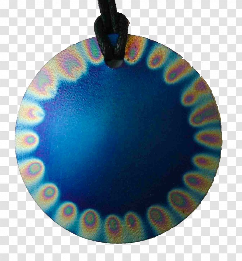 Cobalt Blue Turquoise Christmas Ornament - Round Eyes Transparent PNG
