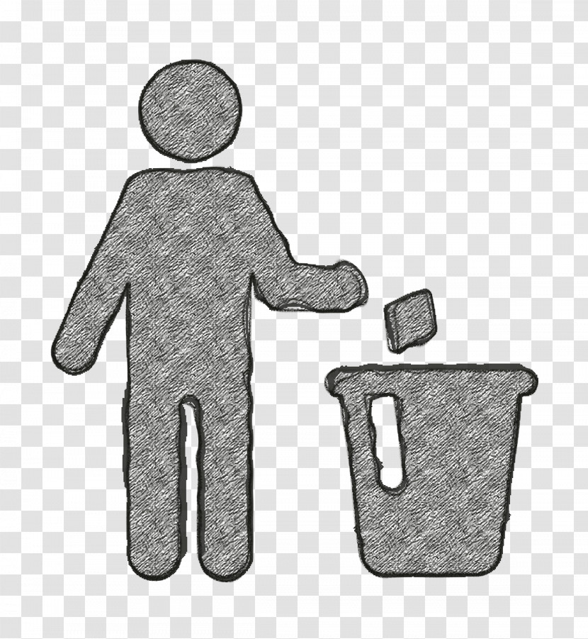 Trash Icon People Icon Public Spaces Signals Icon Transparent PNG