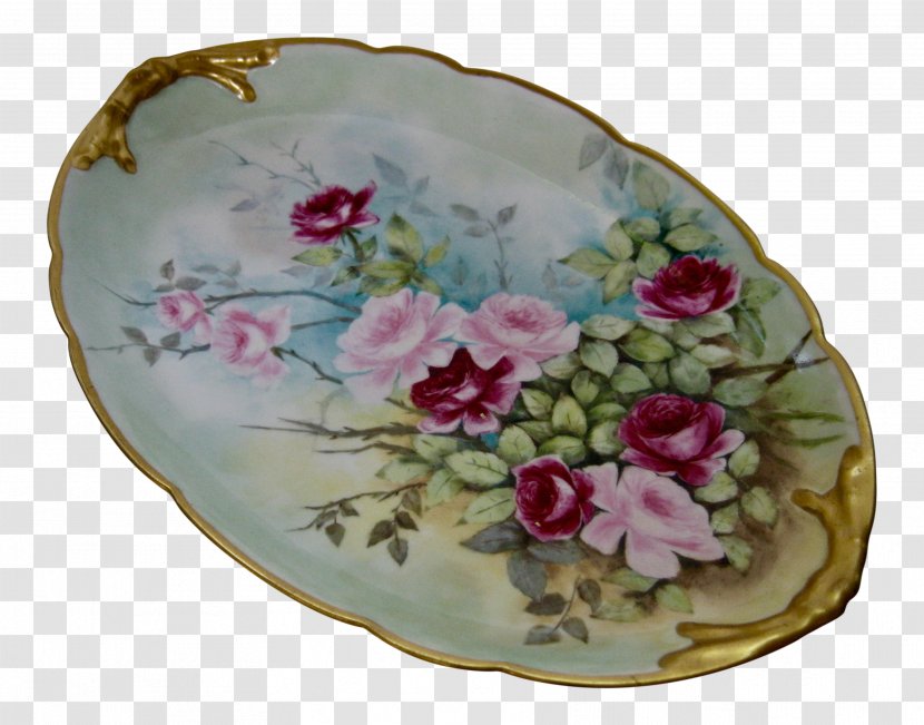 Limoges Porcelain Plate Tableware - Painting Transparent PNG