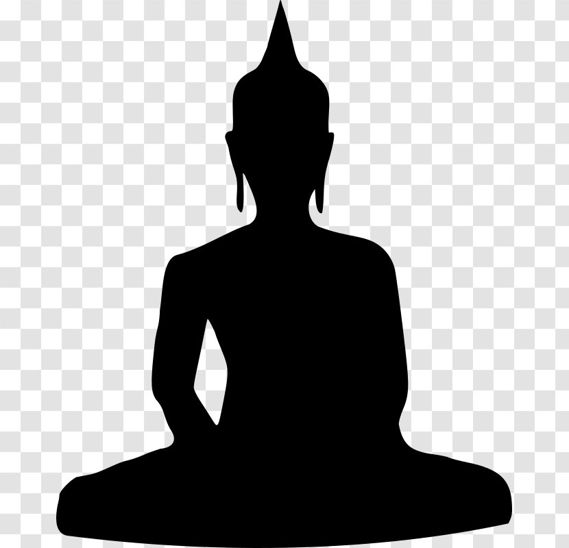 Buddhism Buddhist Meditation Clip Art - Sitting - Clipart Transparent PNG