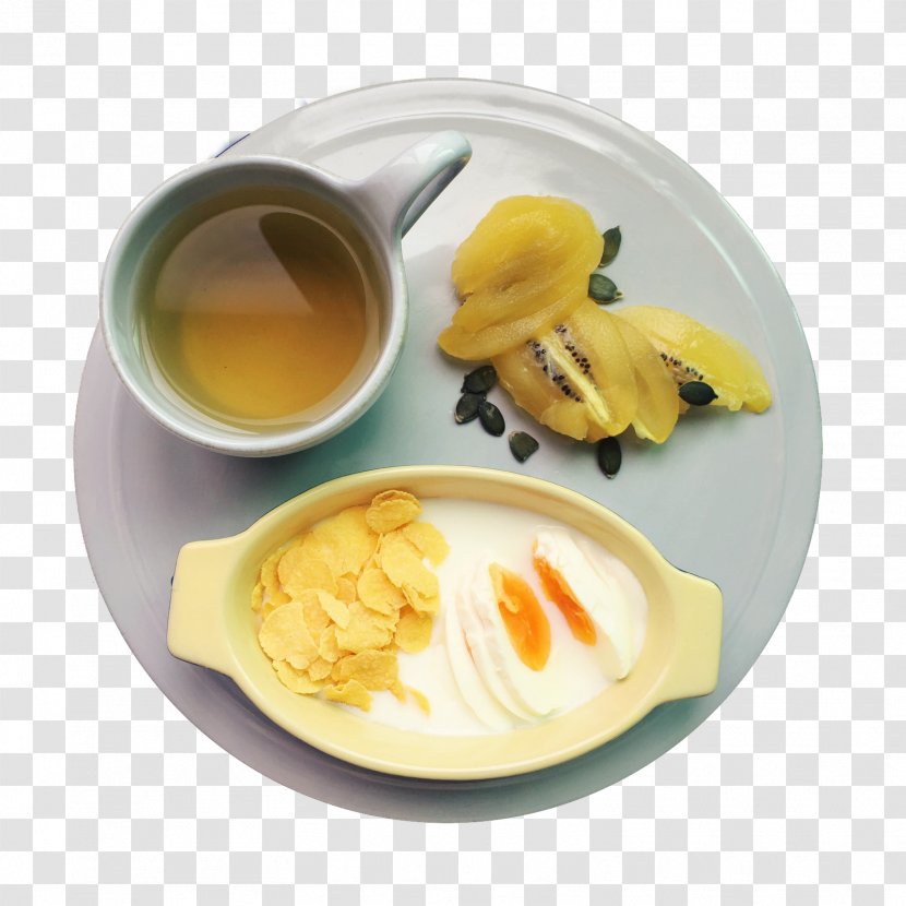 Breakfast Vegetarian Cuisine Nutrition Kiwifruit - Cows Milk - Nutritious Transparent PNG