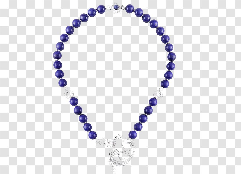 Rosary Jewellery Necklace Pendant - Lapis Transparent PNG