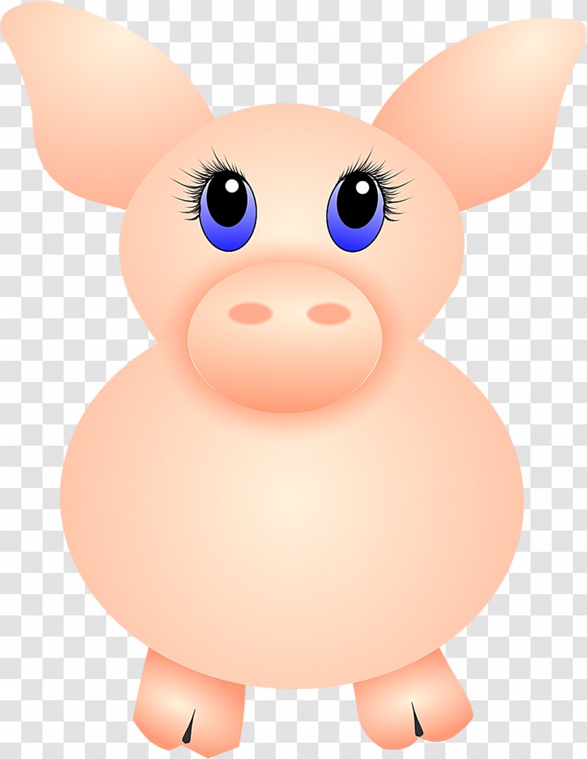 Pig Dog Snout Canidae Cartoon - Tail - Cute Transparent PNG