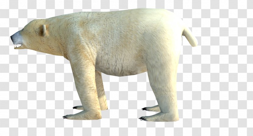 Polar Bear Low Poly Animal 3D Computer Graphics - Figure Transparent PNG